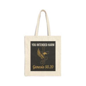 You Intended Harm - Genesis 50:20 Canvas Tote Bag